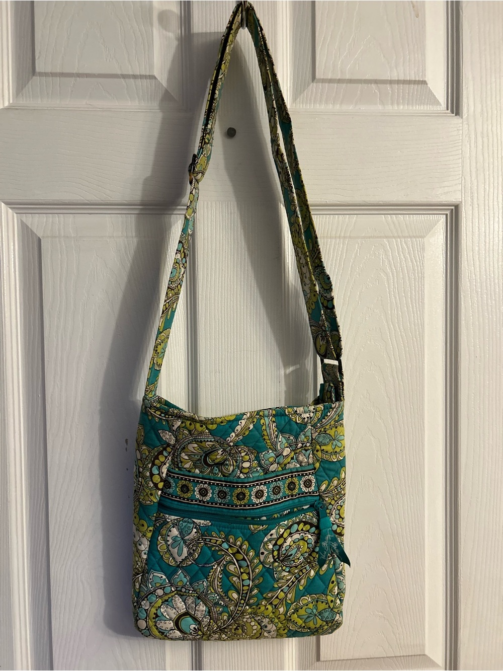 Vintage Vera Bradley Peacock Hipster Bag 2007